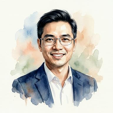 Huy Lê — Watercolor portrait