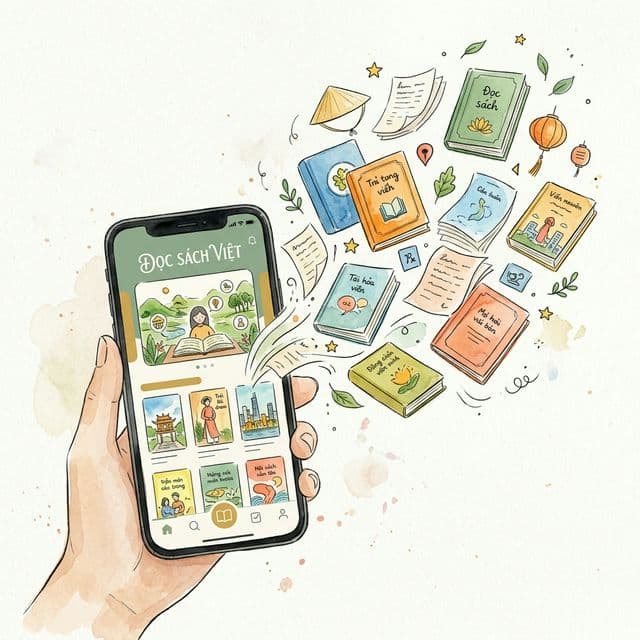 Mi Ki — Digital Content Platform — watercolor illustration